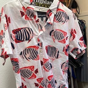 Mens bonobos color shirt size medium slim